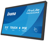 iiyama TW2223AS-B3P skilte display Interaktivt fladpanel 54,6 cm (21.5") Wi-Fi 450 cd/m² Fuld HD Sort Berøringsskærm Indbygget processer Android 24/7