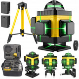 Extralink Rinkinys POZIOMICA LASEROWA KRZYOWA PASZCZYZNOWA LASER 4D ZE STATYWEM Rotationsniveau 16 m