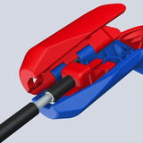 Knipex 16 95 03 SB kabelstripper Blå, Rød