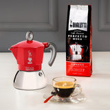 Bialetti Moka induction Moka gryde 0,1 L Rød, Sølv