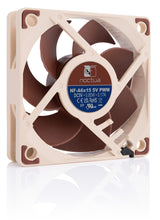 Noctua NF-A6X15 5V PWM Computerkølesystem Computerkabinet Ventilator 6 cm Brun 1 stk