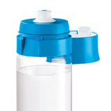 Brita Fill&Go Vandfiltreringsflaske 0,6 L Blå, Transparent