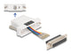 DeLOCK 67098 kabel kønsskifter D-Sub 25 RJ12 Hvid