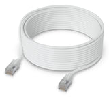 Ubiquiti UACC-Cable-Patch-EL-C6A-12M-W netværkskabel Gennemsigtig, Hvid Cat6a