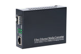 Extralink SEDIR FIBER ETHERNET MEDIA CONVERTER 1X SFP 1GB 1X RJ45 1GB - MC220 - Converter - Glasfaser (LWL) netværksomformer til medie Intern 1000 Mbit/s 1 nm Sort