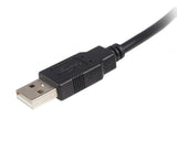 StarTech.com USB2HAB1M USB-kabel USB 2.0 1 m USB A USB B 0,48 Gbit/sek. Sort