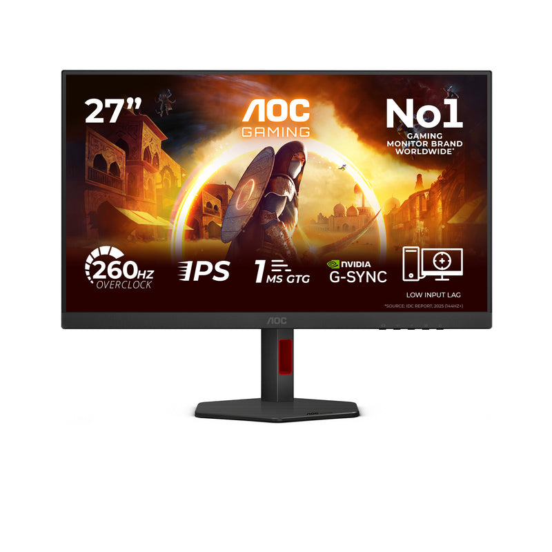 AOC G4 27G4ZR computerskærm 68,6 cm (27") 1920 x 1080 pixel Fuld HD LED Sort, Rød