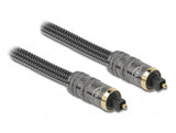 DeLOCK 86986 lydkabel 5 m Toslink Anthracit