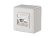 METZ CONNECT 130B10D20002-E stikkontakt 2 x RJ-45 Hvid