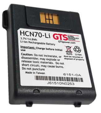 GTS HCN70-LI reservedel til håndholdt, mobil computer Batteri
