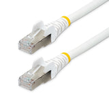 StarTech.com NLWH-7M-CAT6A-PATCH netværkskabel Hvid S/FTP (S-STP) Rund