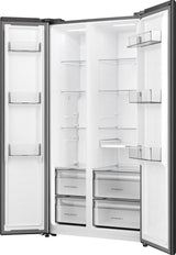 Hisense RS3P558NEFC side-by-side køle-fryseskab Fritstående 544 L Sort