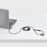 StarTech.com UNIVCS-LAPTOP-LOCK kabellås Sort, Sølv 2 m