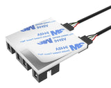 Akasa AK-CBUB64-30BK interface hub 480 Mbit/s Flerfarvet