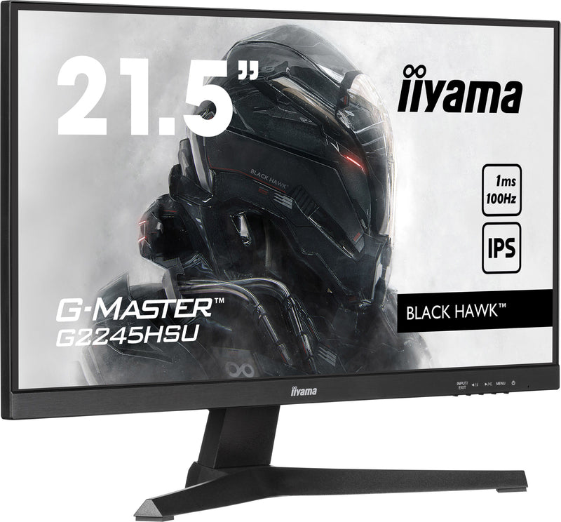 iiyama G-MASTER G2245HSU-B2 computerskærm 54,6 cm (21.5") 1920 x 1080 pixel Fuld HD LED Sort