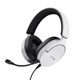 Trust GXT 489W FAYZO Headset Ledningsført Spil Sort, Hvid