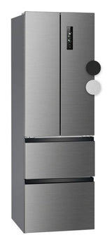 Bomann KG 7354 IX side-by-side køle-fryseskab Fritstående 400 L Rustfrit stål