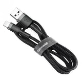Baseus CALKLF-AG1 Lightning kabel 0,5 m Grå, Sort
