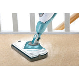Black & Decker BHSM166DSM damprenser Dampmoppe 0,5 L 1600 W Turkisfarve, Hvid