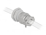 DeLOCK 60358 kabelforskruning Grå Metal, Plast 1 stk