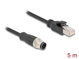 DeLOCK 80811 netværkskabel Sort 5 m Cat5e S/FTP (S-STP)