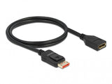 DeLOCK 87070 DisplayPort kabel 1 m Sort