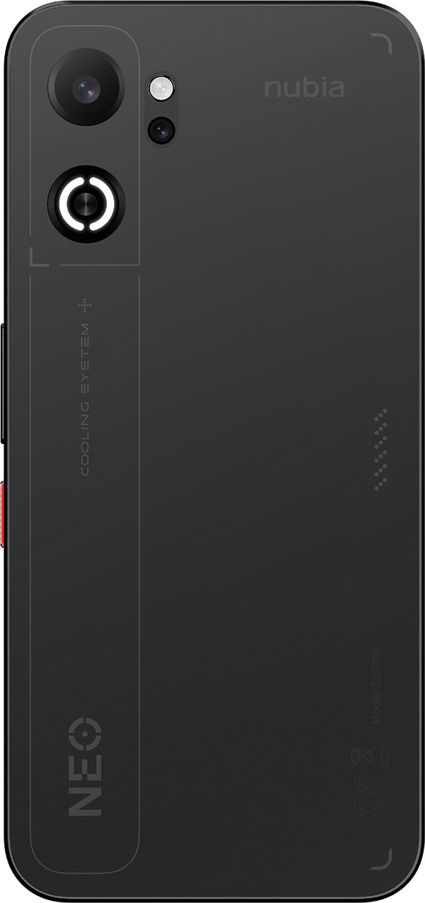 ZTE Nubia Neo 5GT 17,3 cm (6.8") Hybrid Dual SIM Android 16.0 5G USB Type-C 12 GB 256 GB 6210 mAh Sort