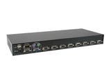 LevelOne KVM-3208 KVM Switch Stativ-montering Sort