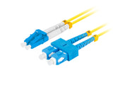 Lanberg FO-SULU-SD11-0010-YE InfiniBand og fiberoptisk kabel 1 m SC LC Gul