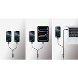 Manhattan 355810 USB-kabel 2 m USB C 2 x USB C 100 W Sort