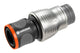 Gardena 18256-50 vandslange beslag Slangestik Metal Sort, Grå, Orange 1 stk