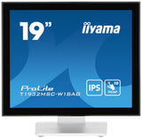 iiyama ProLite T1932MSC-W1SAG computerskærm 48,3 cm (19") 1280 x 1024 pixel Fuld HD LED Berøringsskærm Bordplade Hvid