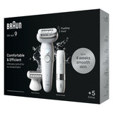 Braun Silk-épil 9 9-341 hårfjerner 40 pincetter Hvid