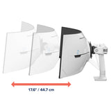 Ergotron HX Series HX ARM WITH VERY HEAVY DUTY PIVOT DESK 144,8 cm (57") Skrivebord Hvid