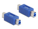 DeLOCK 67227 kabel kønsskifter USB Type-B Blå