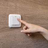 Shelly BLU Wall Switch 4 lyskontakt Plast Elfenben