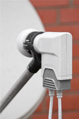 Goobay 67271 Low Noise Block downconverter (LNB) Grå, Hvid