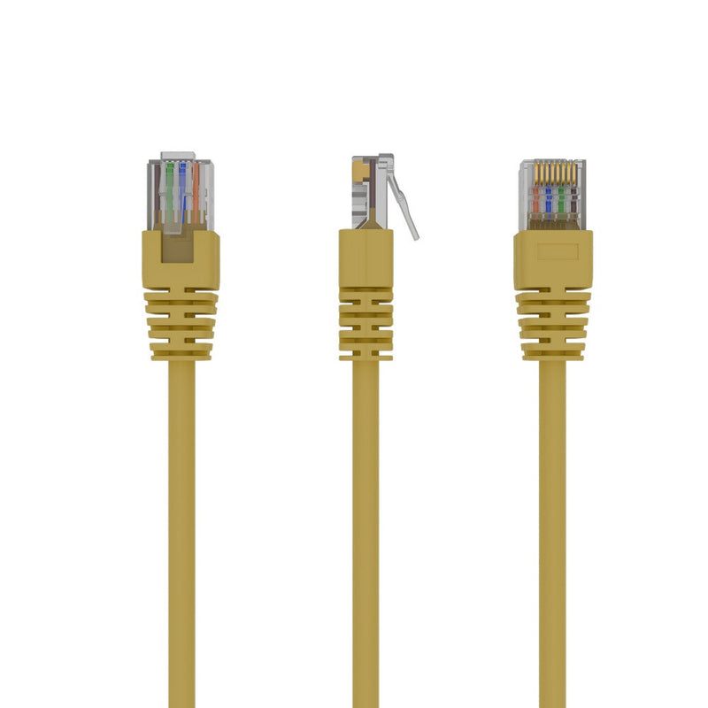 Gembird Patch Cord Cat.5e UTP 1.5m netværkskabel Gul 1,5 m Cat5e U/UTP (UTP)