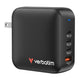 Verbatim Mini GaN Charger 165W Universel Sort Vekselstrøm Hurtig opladning Indendørs