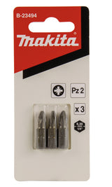 Makita B-23494 skruetrækker bit 3 stk