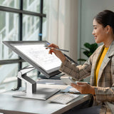 ALOGIC Clarity Fold Touch computerskærm 68,6 cm (27") 3840 x 2160 pixel 4K Ultra HD Berøringsskærm Sort, Sølv