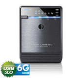 Fantec QB-35US3-6G HDD kabinet Sort 3.5"
