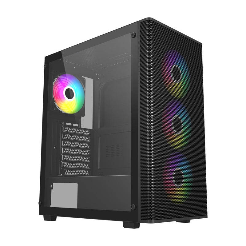 FSP M220-BA Midi Tower Sort