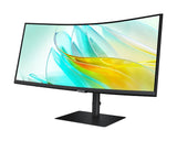 Samsung LS34C652UEUXXE computerskærm 86,4 cm (34") 3440 x 1440 pixel Dual QHD Sort