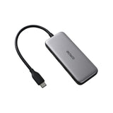 Deltaco USB-C hub, 5 Gbps, 4x USB-C, PD input 100 W
