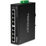 Trendnet TI-E80 netværksswitch Ikke administreret Fast Ethernet (10/100) Sort