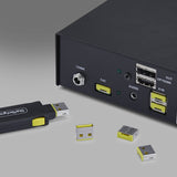 StarTech.com 25P-USB-A-BLOCKER portblokering USB Type-A Sølv, Grøn Plast 25 stk