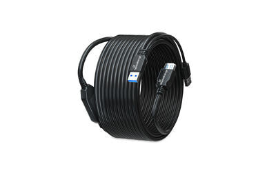 MediaRange MRCS243 USB-kabel USB 3.2 Gen 1 (3.1 Gen 1) 10 m 2 x USB A USB A 5 Gbit/sek. Sort