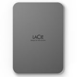 LaCie Mobile Drive Secure ekstern harddisk 4 TB USB Type-C 3.2 Gen 1 (3.1 Gen 1) Grå