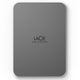LaCie Mobile Drive Secure ekstern harddisk 4 TB USB Type-C 3.2 Gen 1 (3.1 Gen 1) Grå